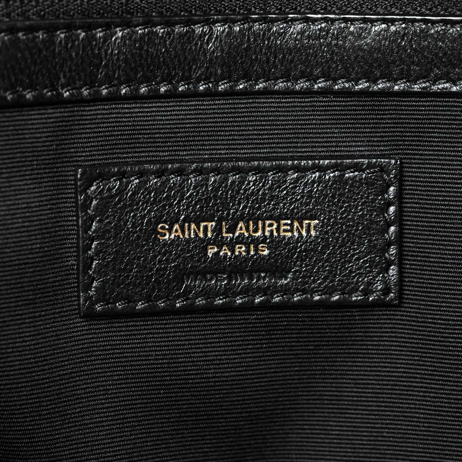Saint Laurent Calfskin Linen Two Tone Cabas Tote Beige 6 of 9