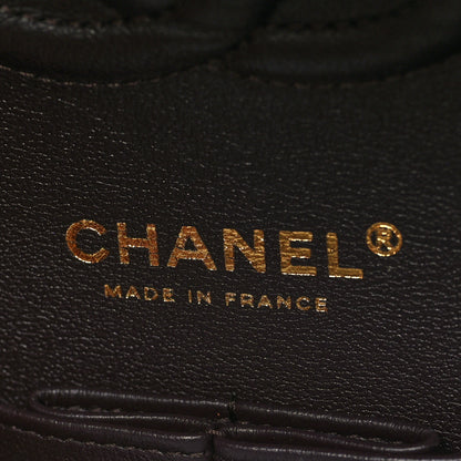 Chanel Caviar Quilted Small Double Flap Dark Brown 6 of 10