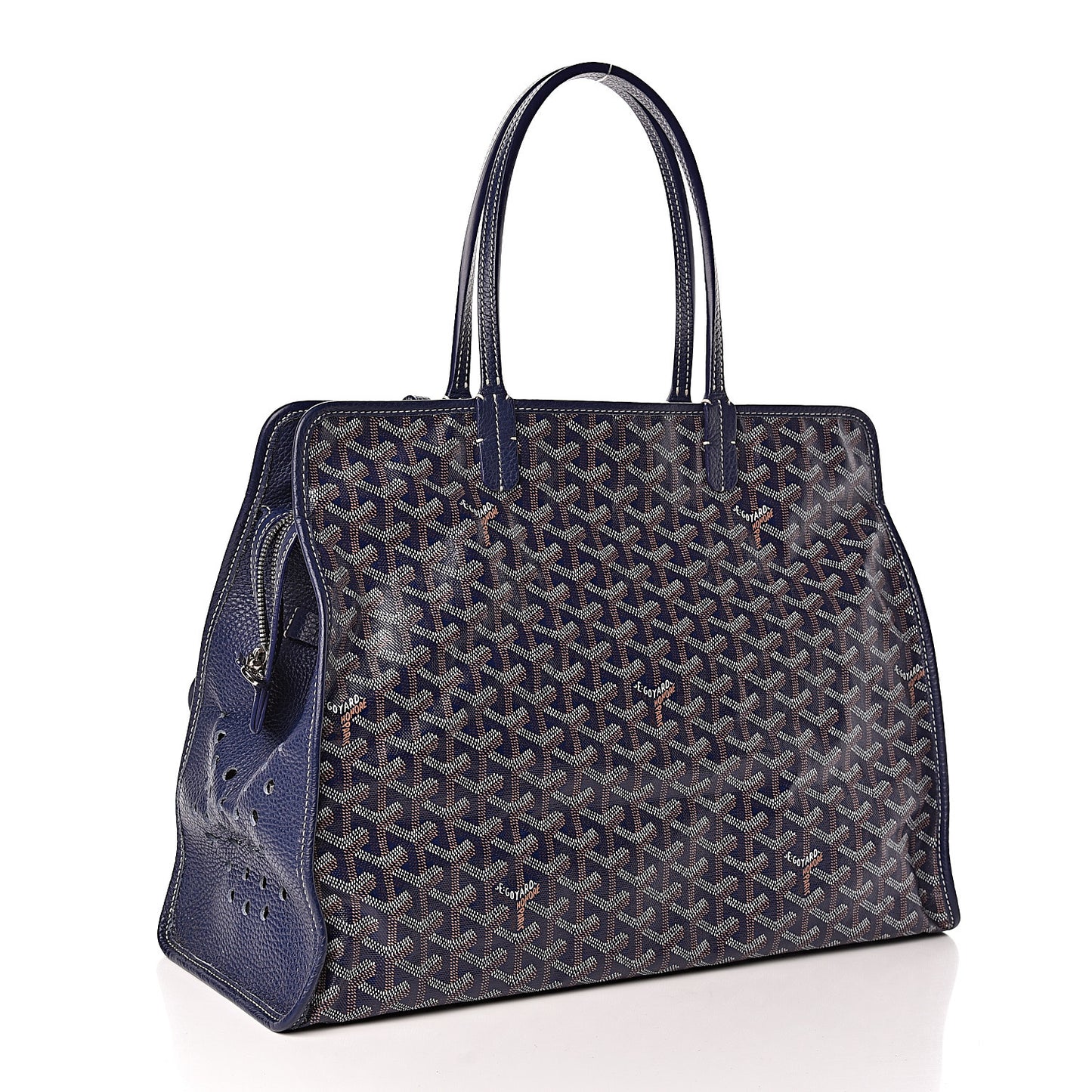 Goyardine Sac Hardy Pet Carrier PM Navy