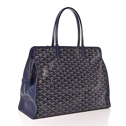 Goyard Goyardine Sac Hardy Pet Carrier PM Navy 4 of 11
