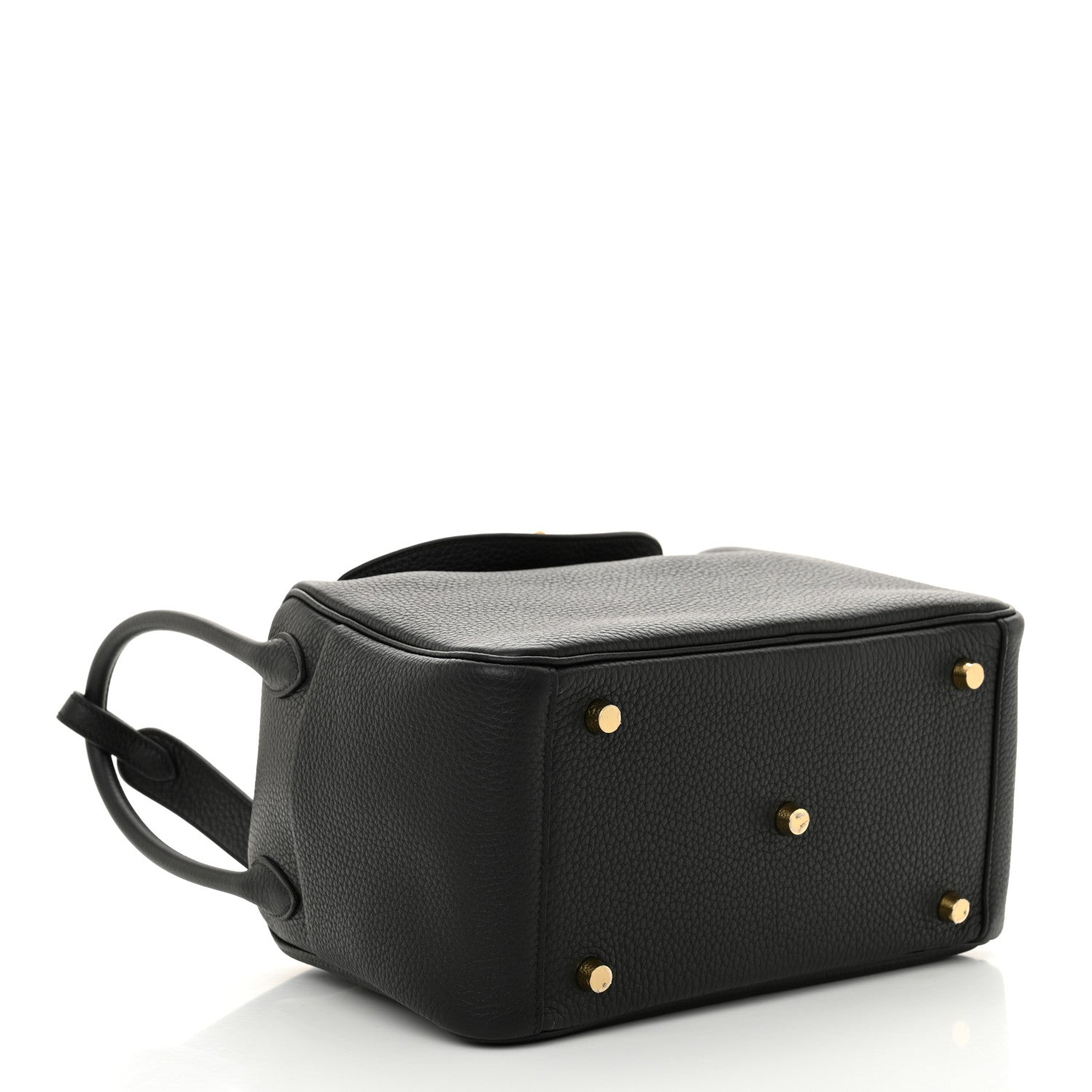 Hermes Taurillon Clemence Lindy 26 Black 4 of 10