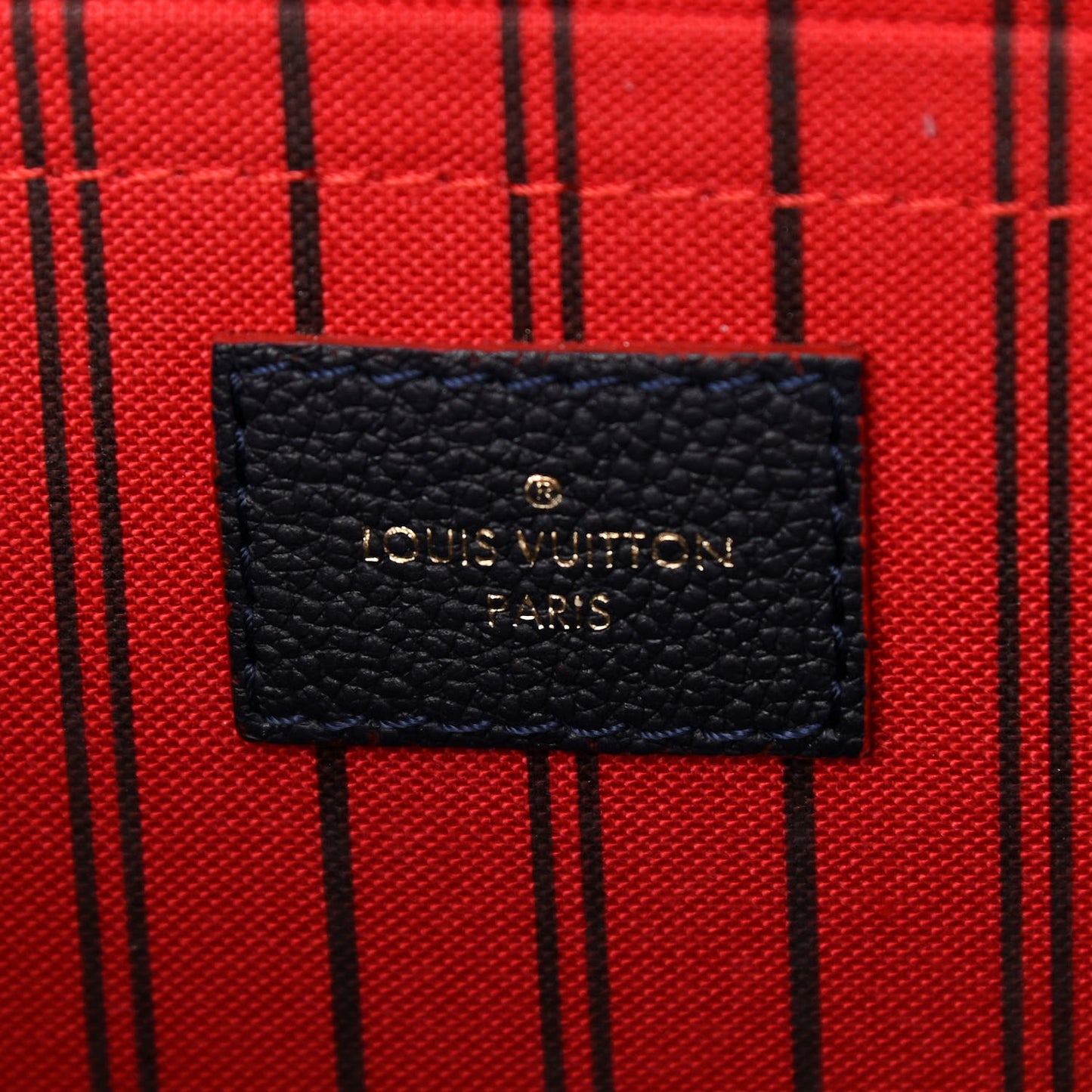 Empreinte Montaigne GM Marine Rouge