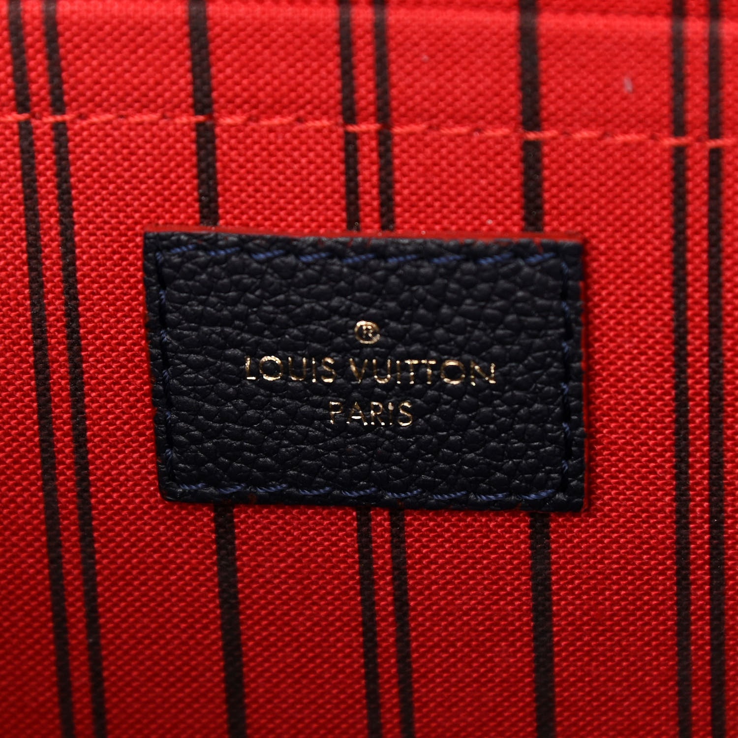 Louis Vuitton Empreinte Montaigne GM Marine Rouge 6 of 12