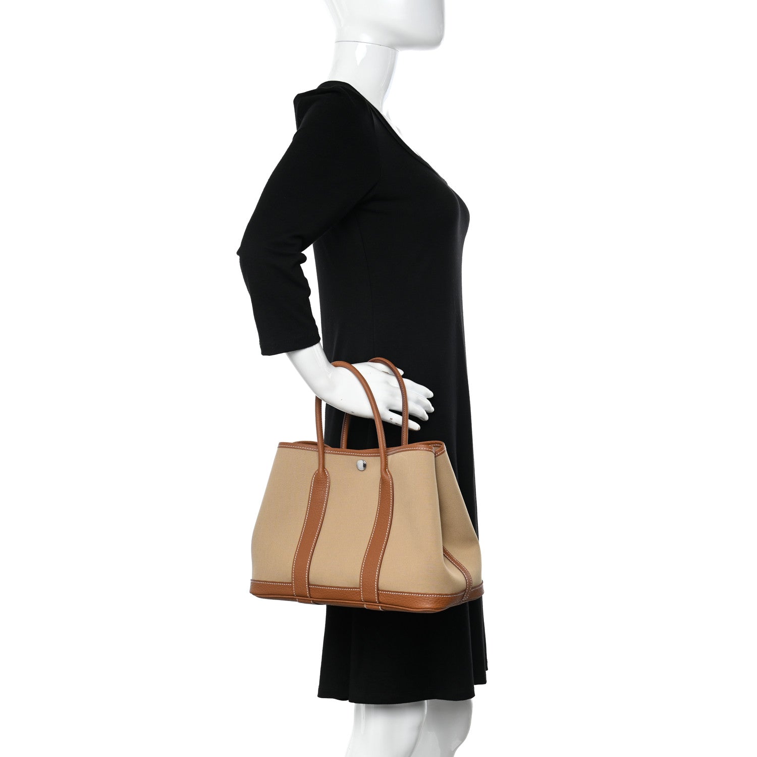 Hermes Toile Negonda Garden Party 30 TPM Trench Gold 2 of 10