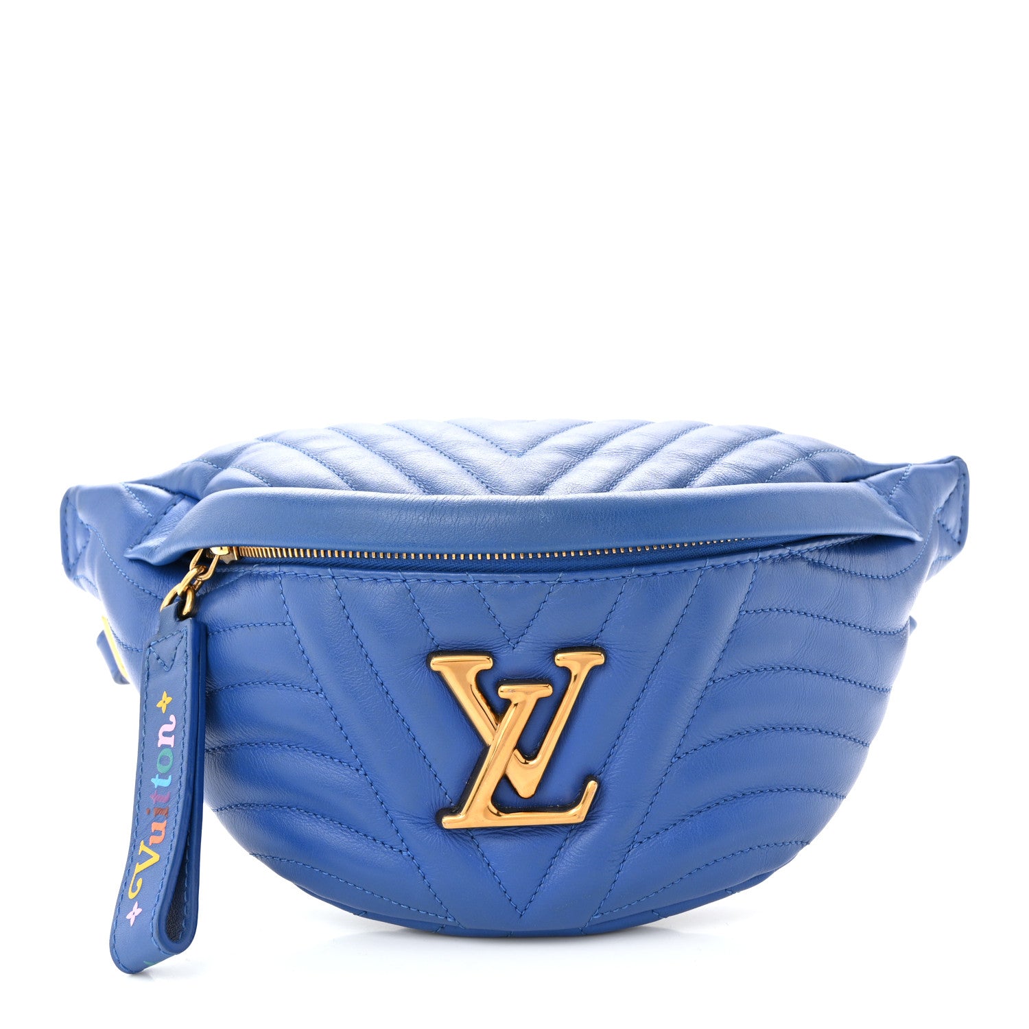 Louis Vuitton Calfskin New Wave Bumbag Blue Neon 1 of 11