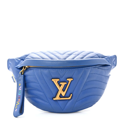 Louis Vuitton Calfskin New Wave Bumbag Blue Neon 1 of 11