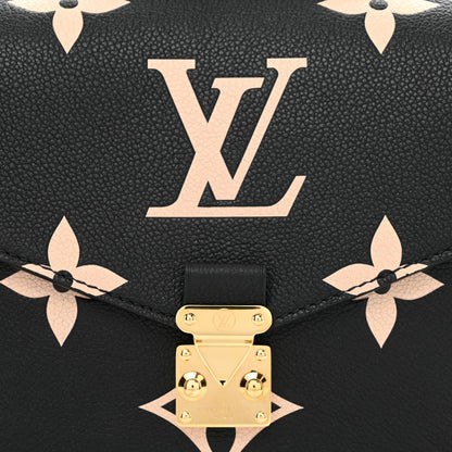 Louis Vuitton Empreinte Monogram Giant Pochette Metis Black Beige 5 of 10