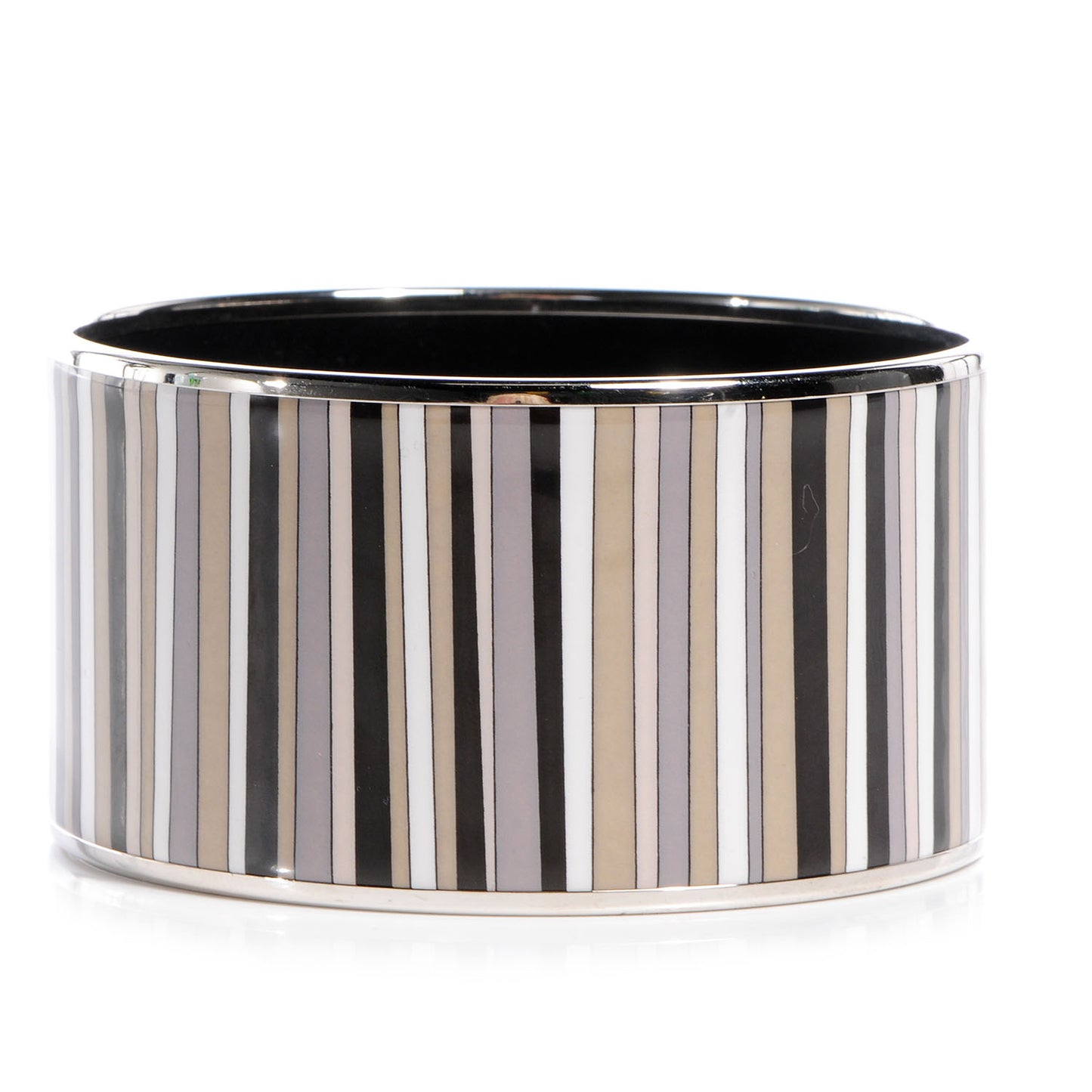 Enamel Printed Stripes Extra Wide Bracelet 70