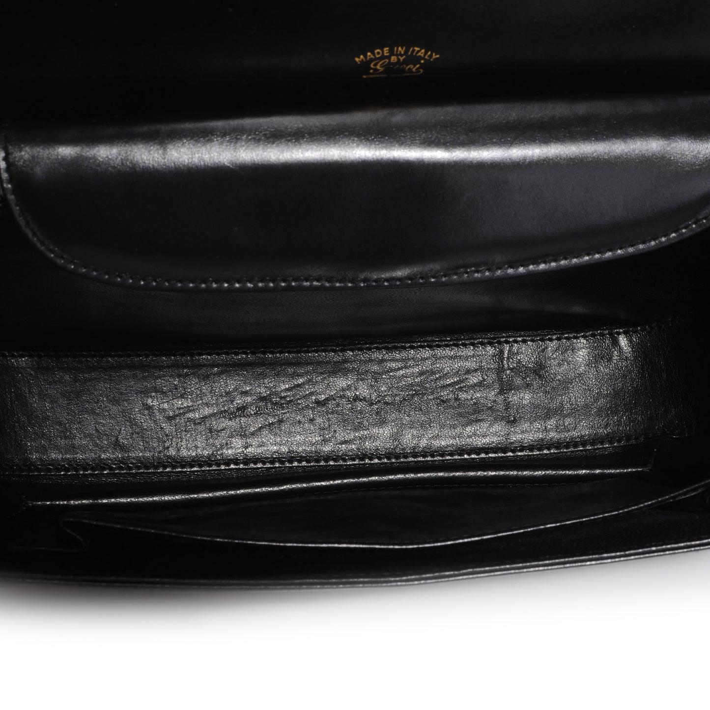 Leather Shoulder Bag Black
