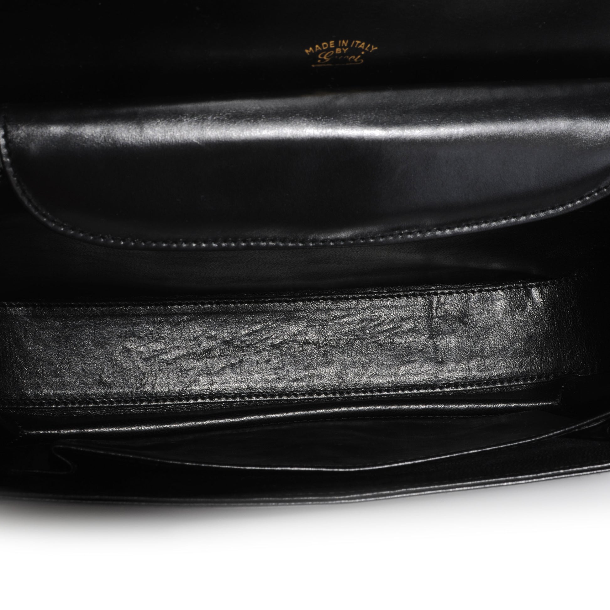 Gucci Leather Shoulder Bag Black 7 of 7