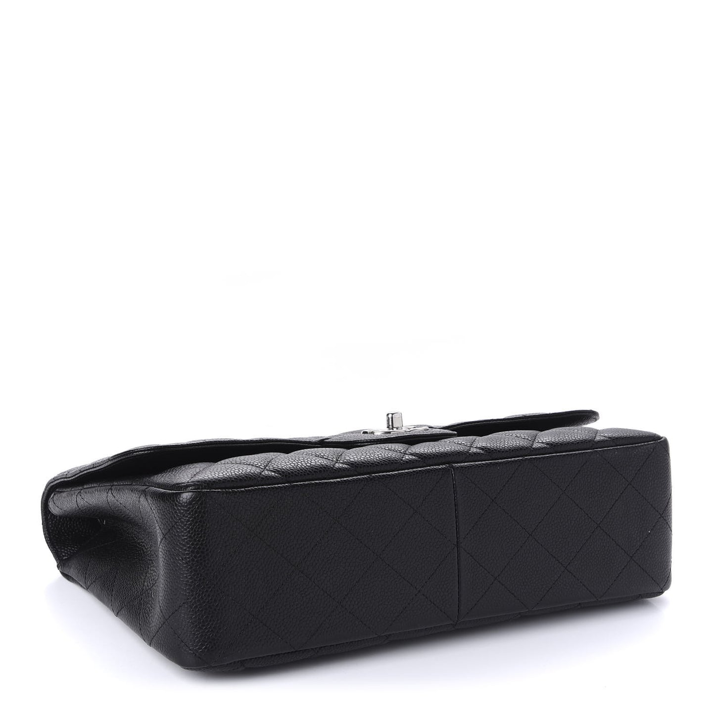 Caviar Quilted Jumbo Single Flap Black
