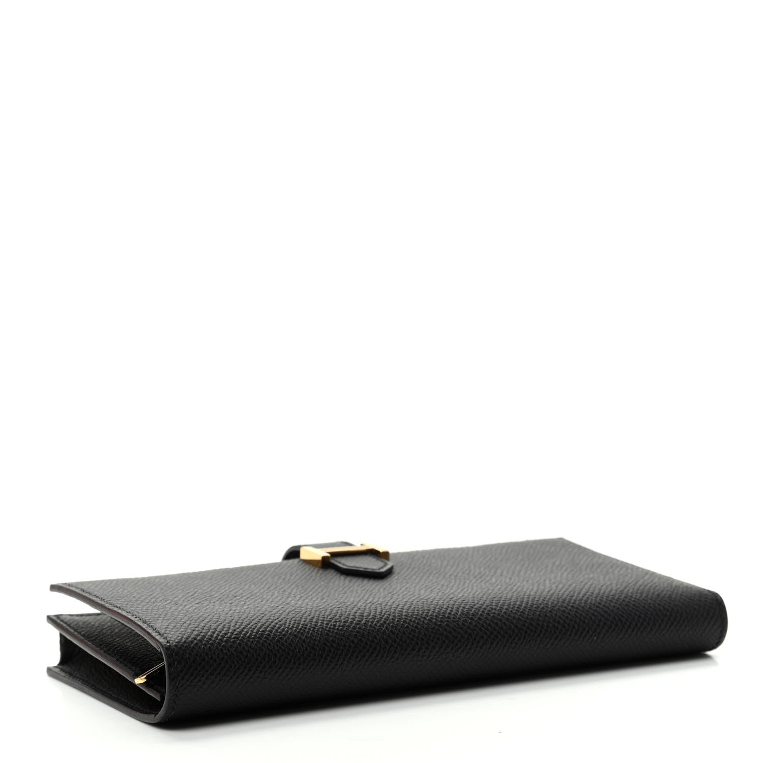 Hermes Epsom Bearn Gusset Wallet Black 4 of 7