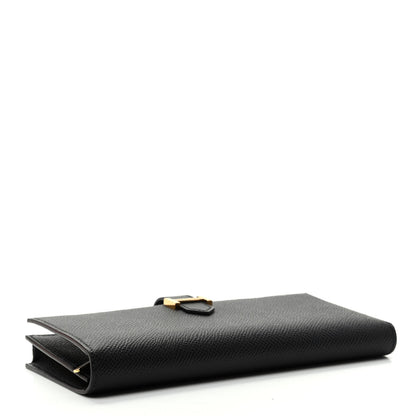 Hermes Epsom Bearn Gusset Wallet Black 4 of 7