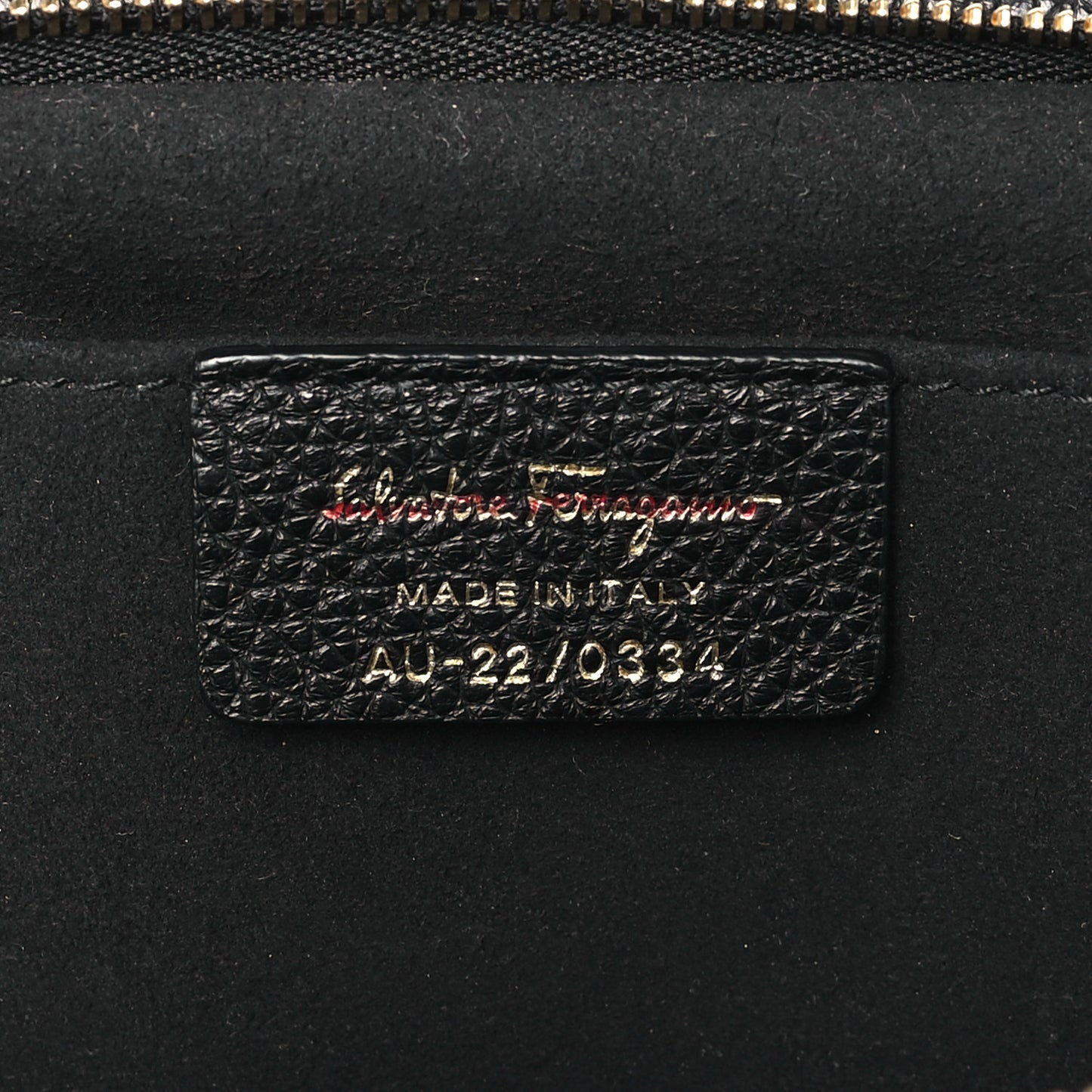 Calfskin Small Gancini Crossbody Black