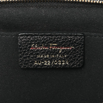 Salvatore Ferragamo Calfskin Small Gancini Crossbody Black 6 of 8