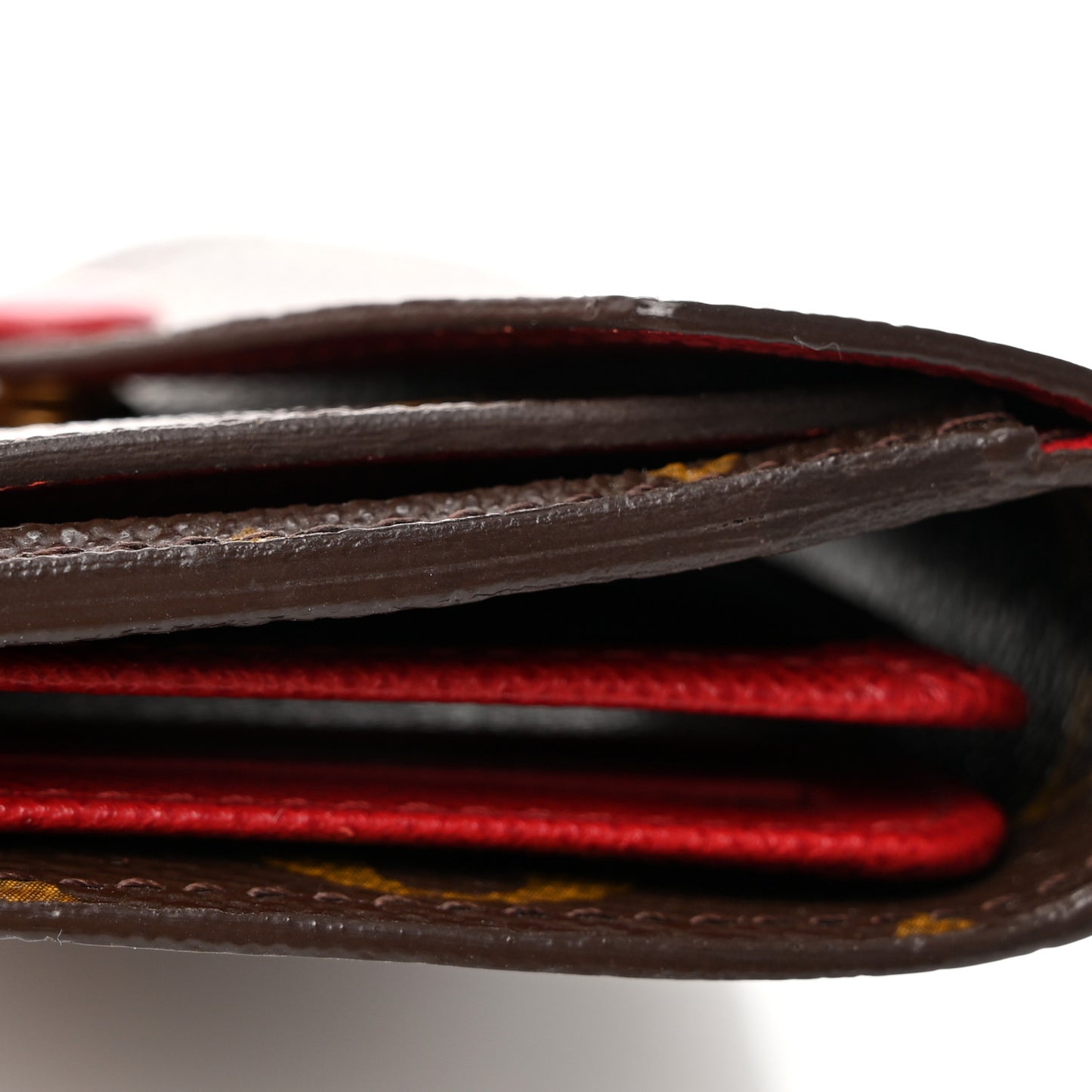 Monogram Compact Marie Wallet Rouge