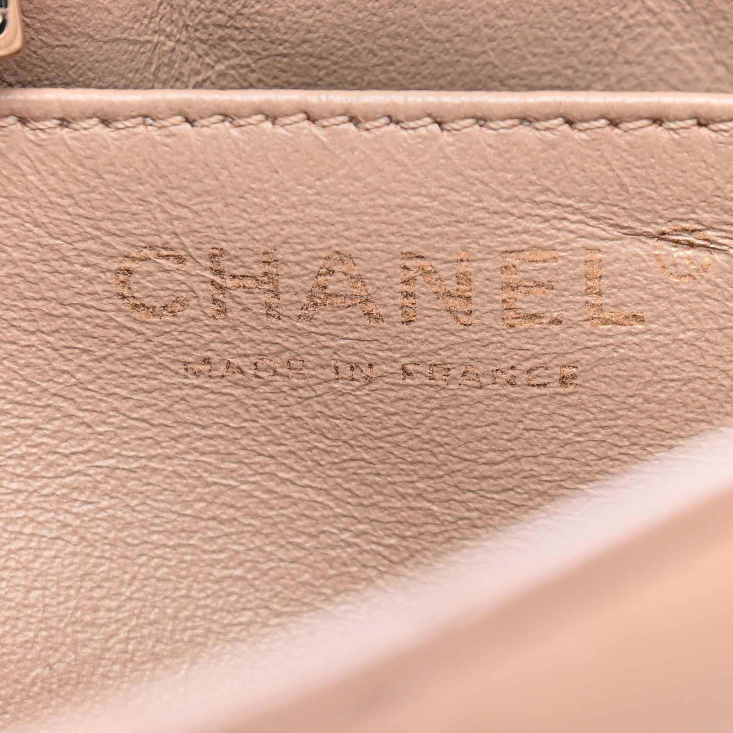 Chanel Lambskin Quilted Maxi Single Flap Beige 12 of 21
