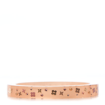 Louis Vuitton Resin Swarovski Inclusion Art Deco TPM Bracelet M Beige 1 of 5