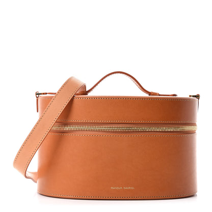 Mansur Gavriel Calfskin Train Case Crossbody Cammello 1 of 13