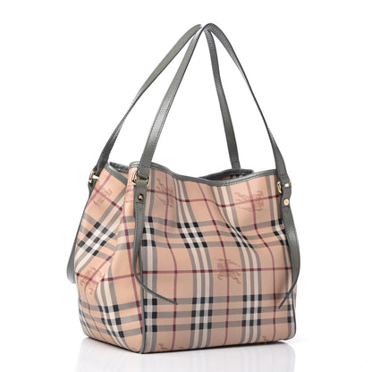 Burberry Haymarket Check Small Canterbury Tote Storm Grey 3 of 9