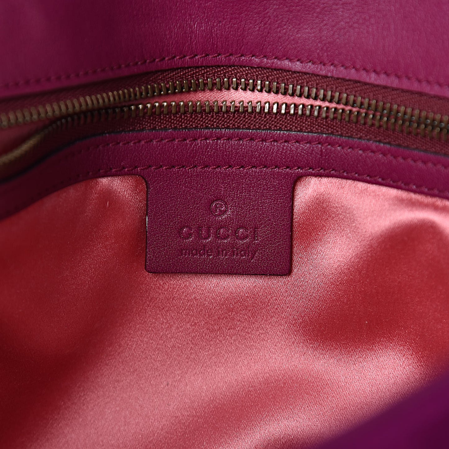 Velvet Matelasse Medium GG Marmont Shoulder Bag Fuchsia Violet Cyclamen