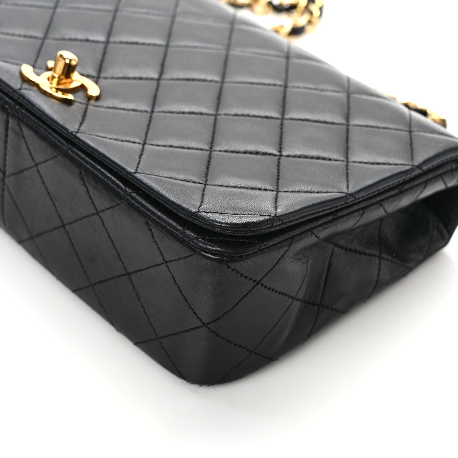 Chanel Lambskin Quilted Small Single Flap Black 11 of 11