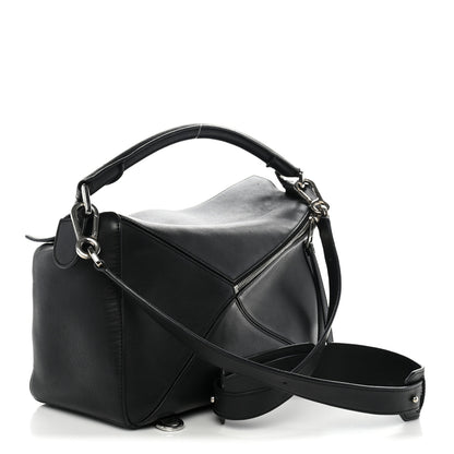 Loewe Calfskin Medium Puzzle Bag Black 3 of 12