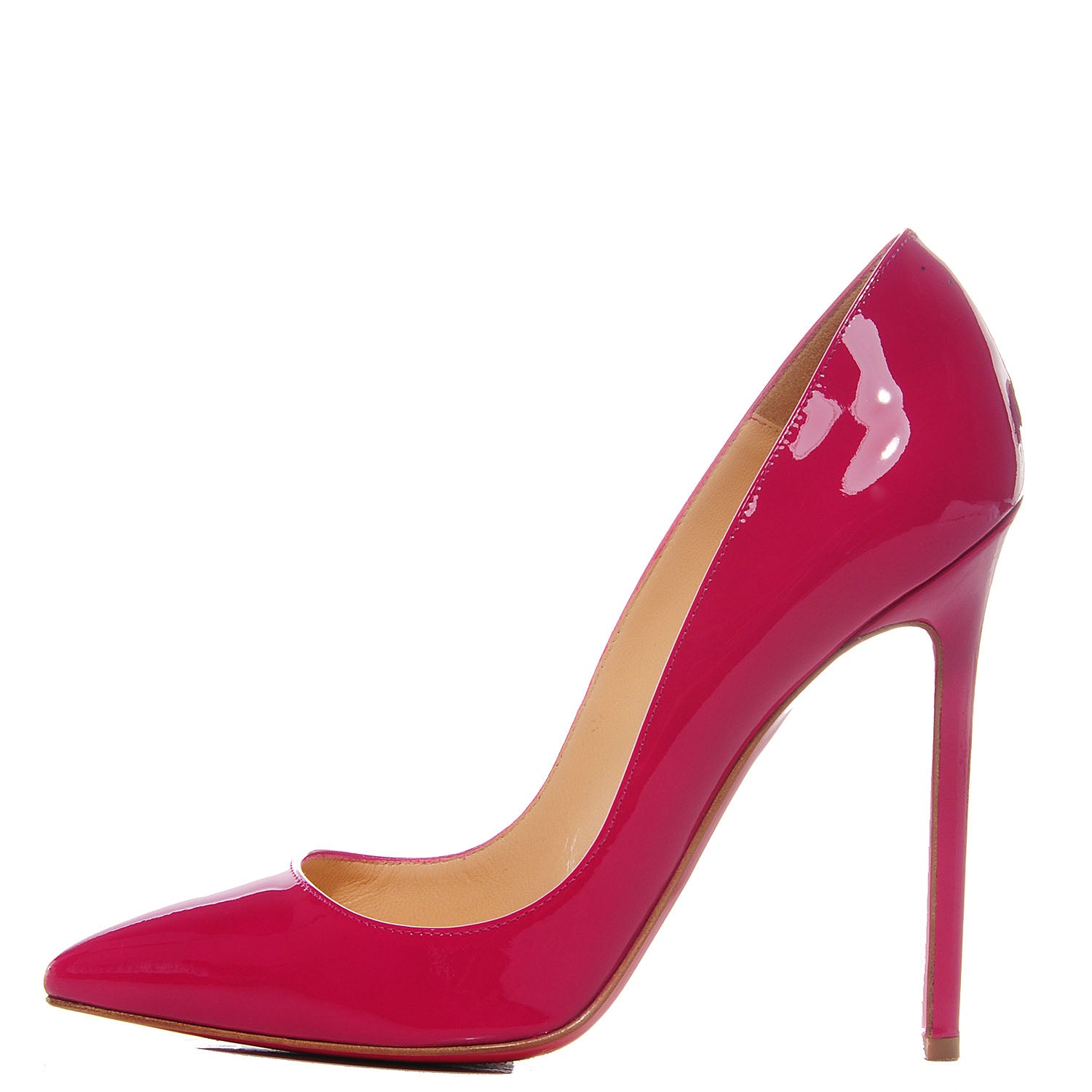 Christian Louboutin Patent Pigalle 120 Pumps 36 Grenadine 1 of 7