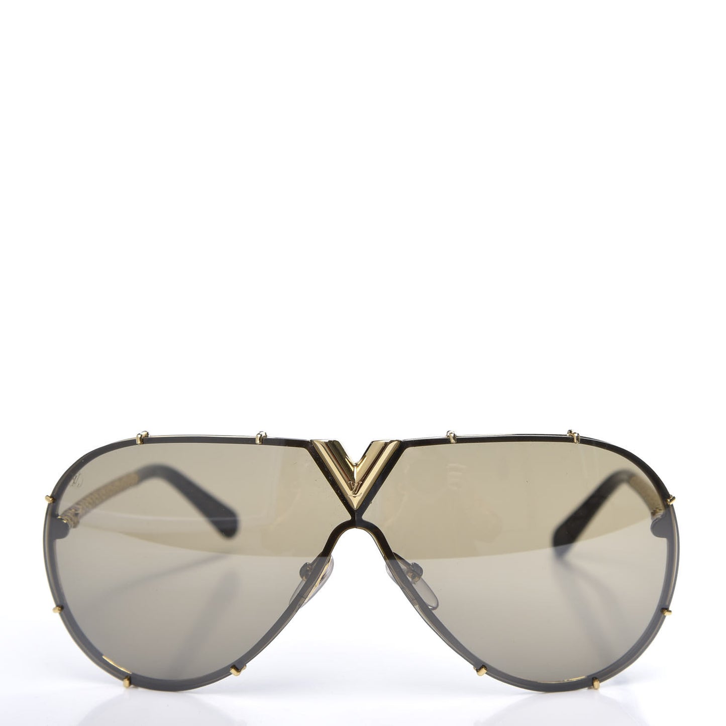 Metal LV Drive Sunglasses Z0897W Black Gold
