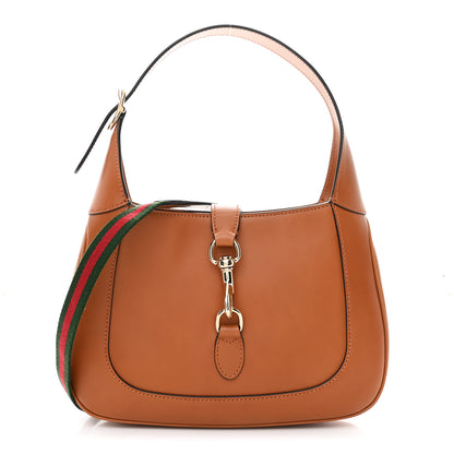 Gucci Ancora Calfskin Jackie Shoulder Bag Harness Brown 1 of 11