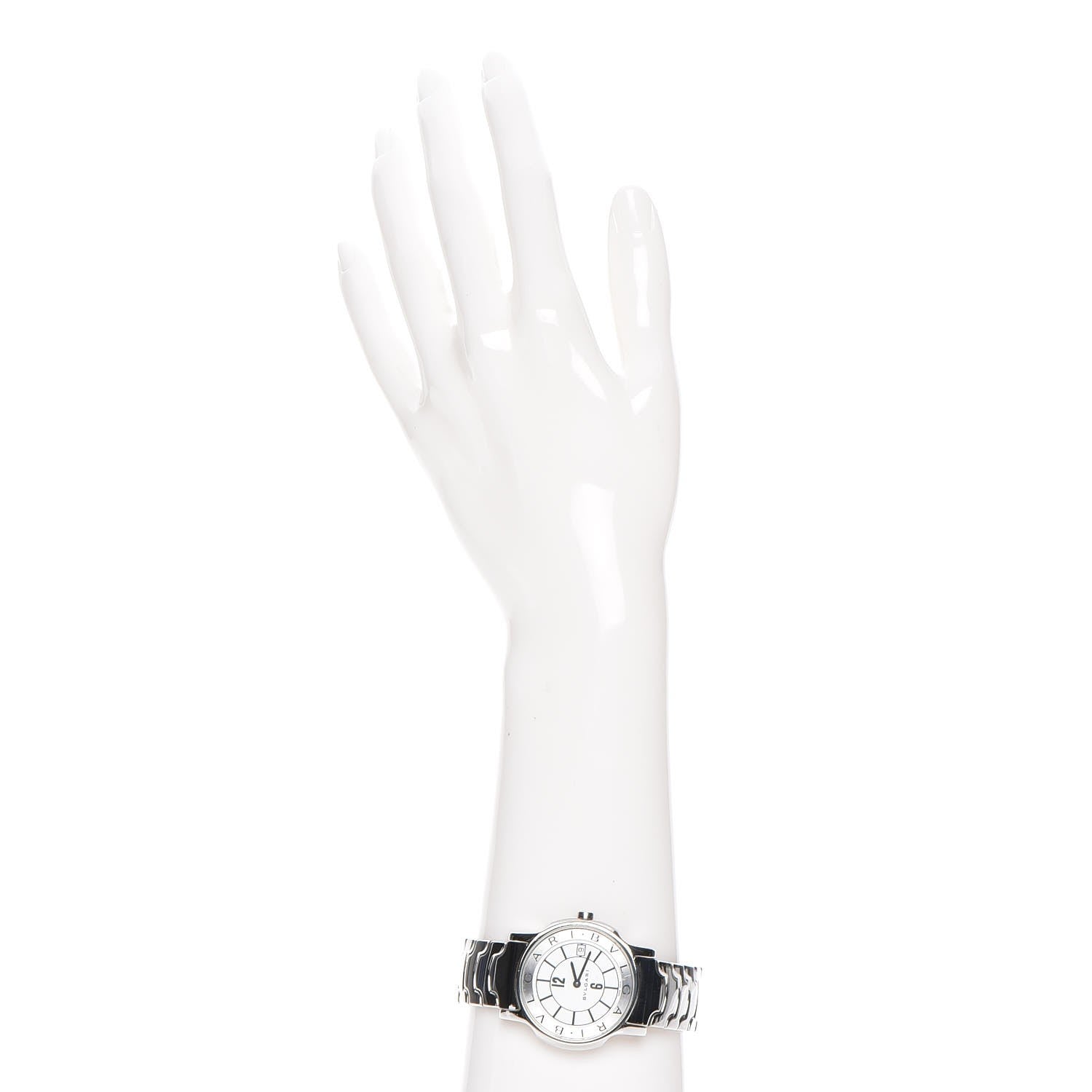 Bulgari Stainless Steel 35mm Solotempo Quartz Watch 2 of 6