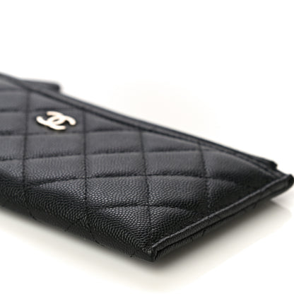 Chanel Caviar Quilted Classic Zip Pouch Black 9 of 9