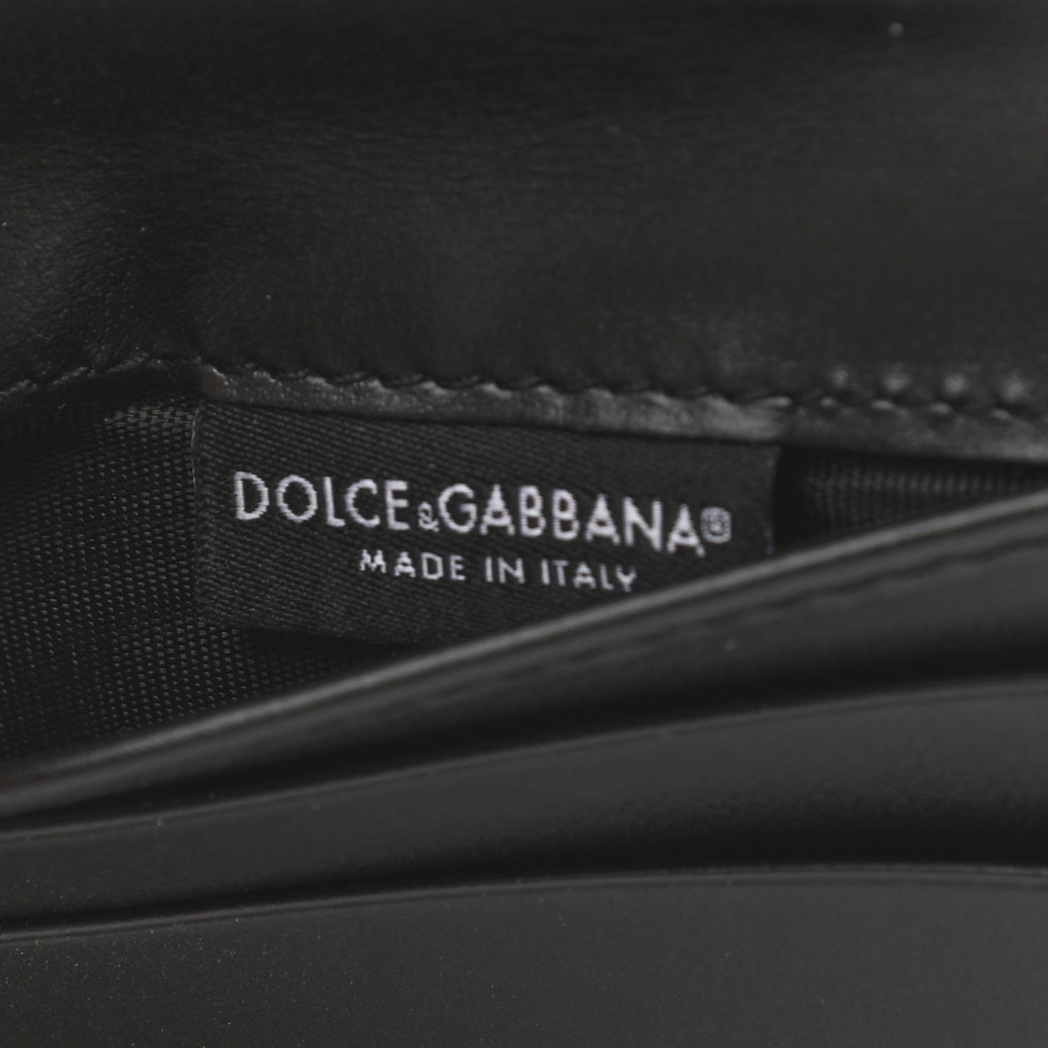 Dolce & Gabbana Nappa Quilted Small Devotion Continental Wallet Black 6 of 8
