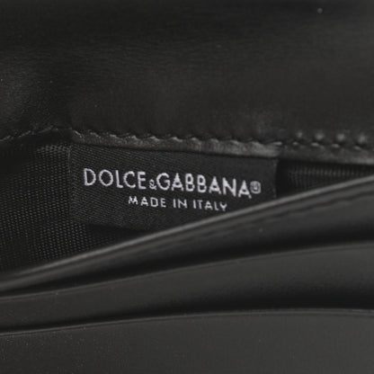 Dolce & Gabbana Nappa Quilted Small Devotion Continental Wallet Black 6 of 8