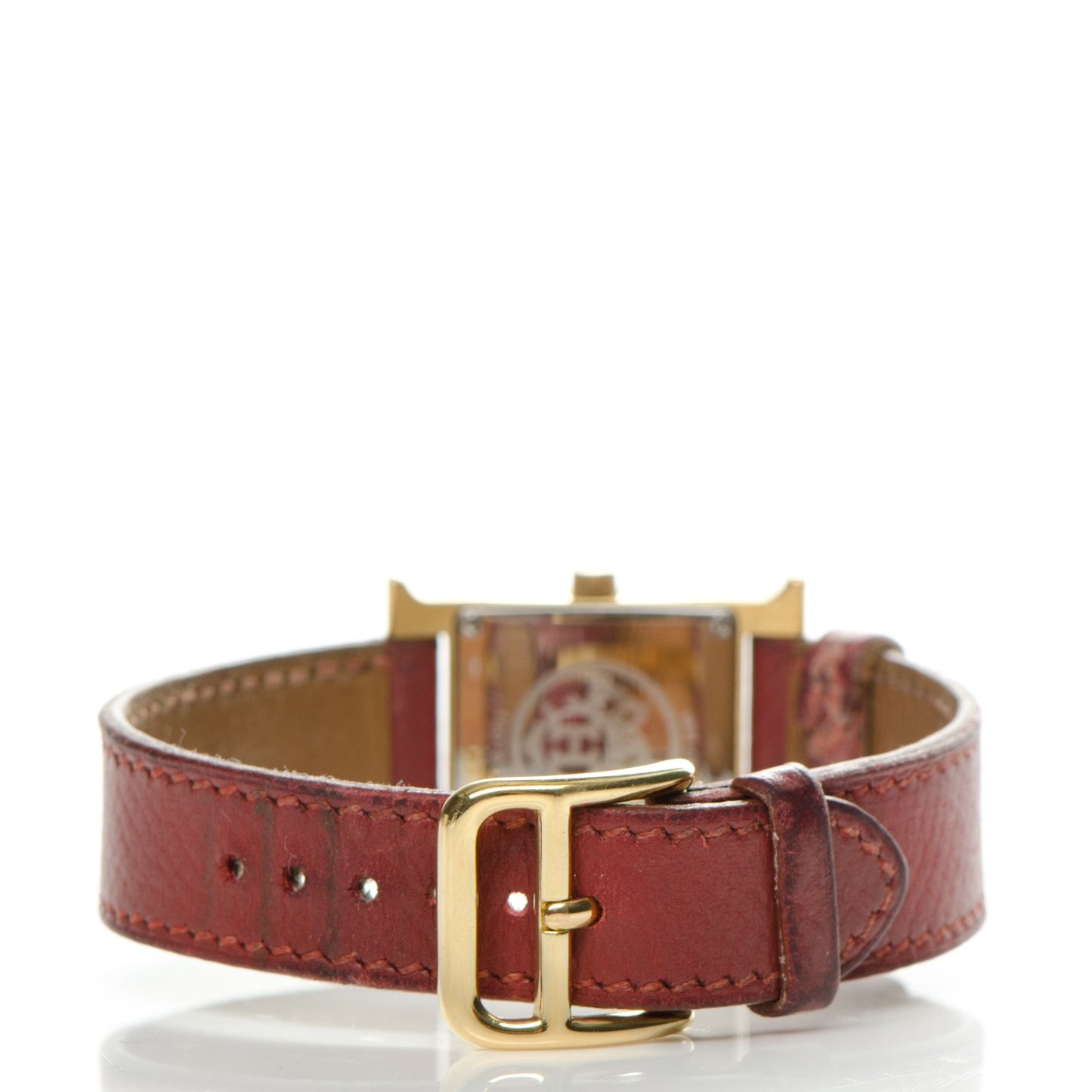 Stainless Steel Courchevel 21mm Heure H Hour Watch Rouge H