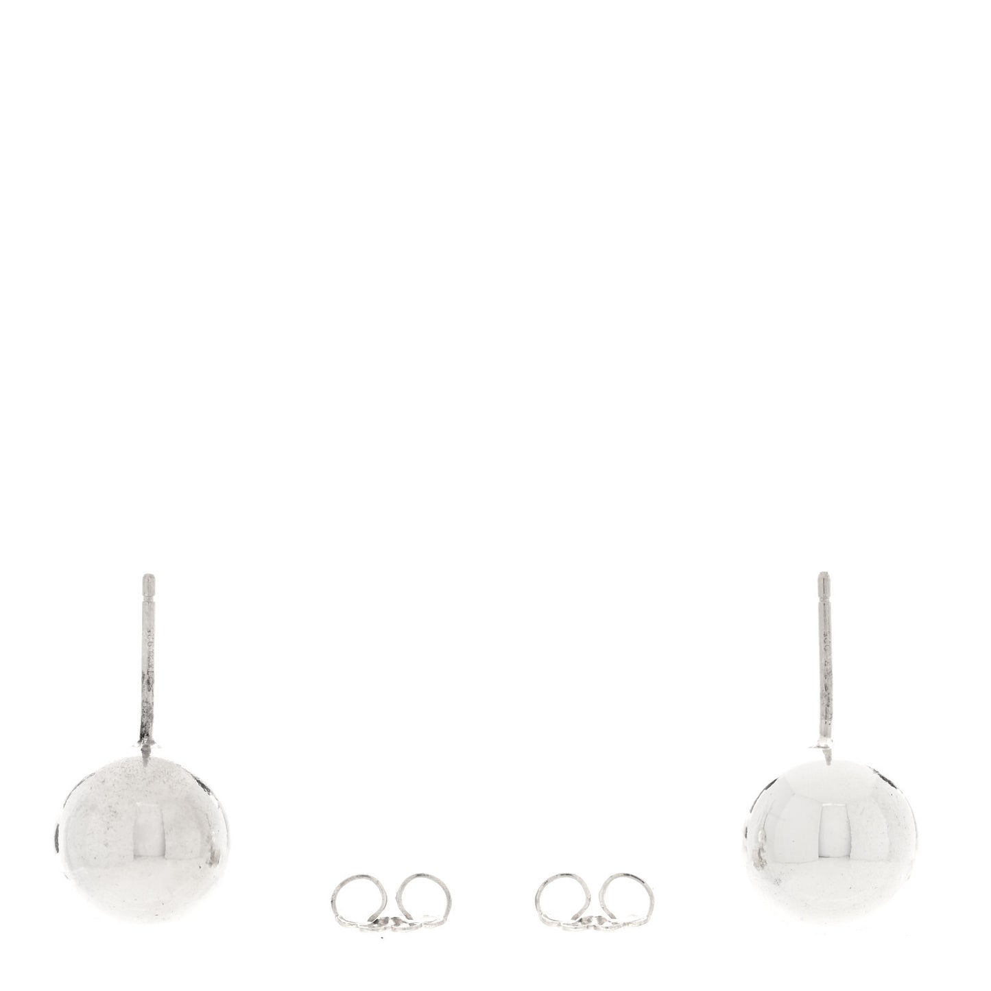 Sterling Silver 10mm HardWear Ball Earrings