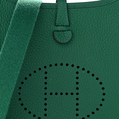 Hermes Taurillon Clemence Evelyne TPM Vert Vertigo 8 of 11