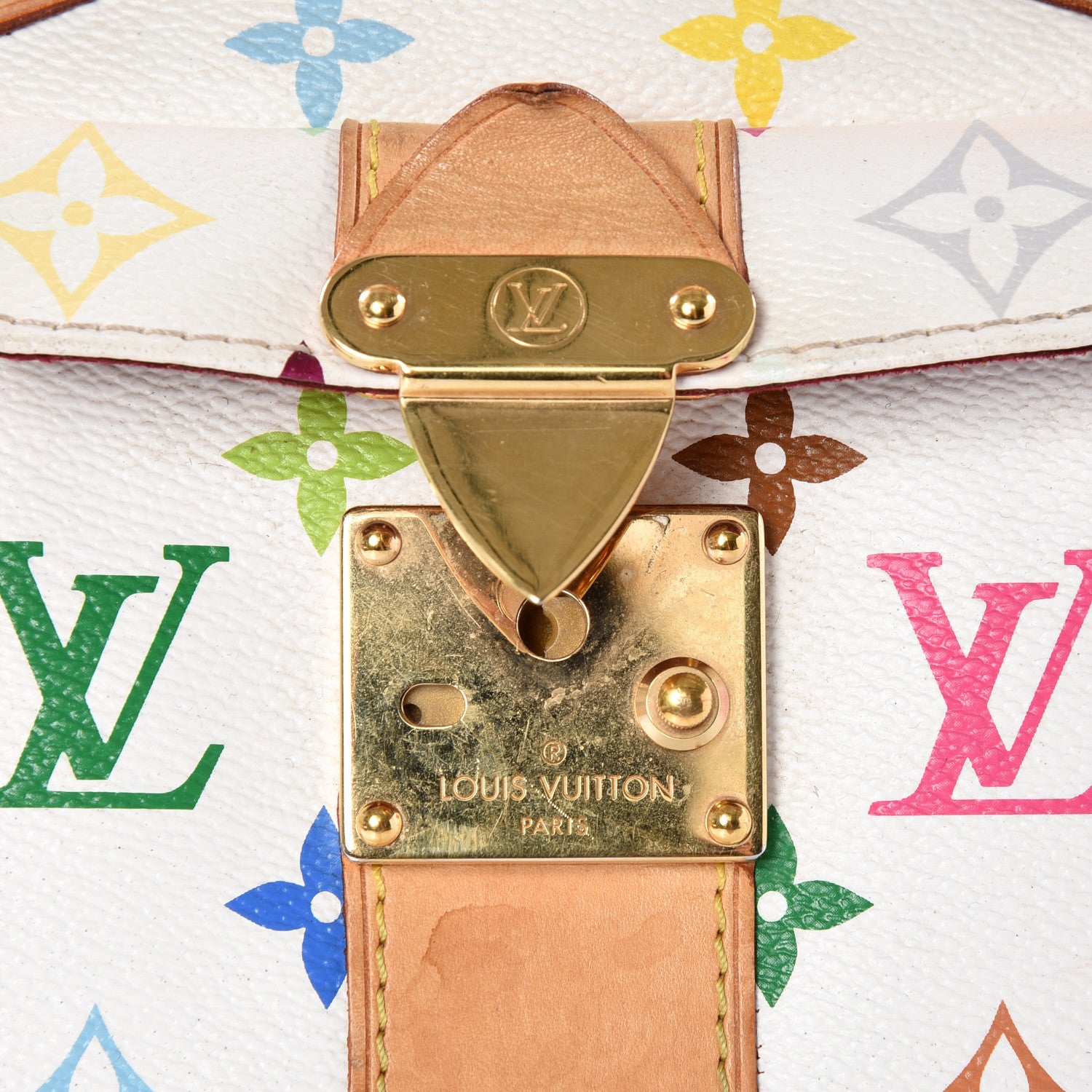 Louis Vuitton Monogram Multicolor Speedy 30 White 11 of 12