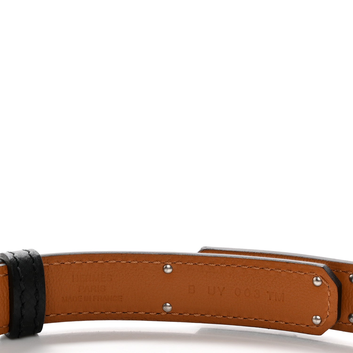 Hermes Epsom Kelly Belt Black 3 of 5