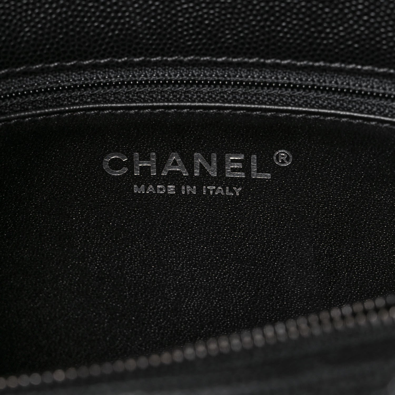 Chanel Caviar Lizard Quilted Medium Coco Handle Flap Black Green 8 of 11