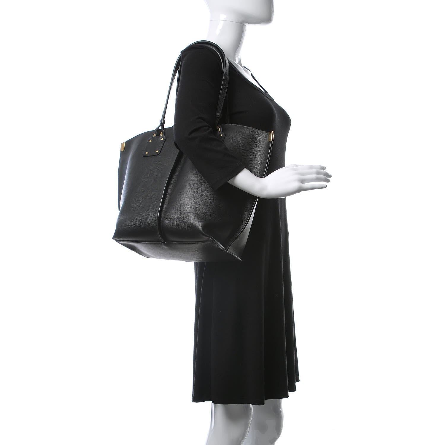Chloe Smooth Calfskin Medium Vick Tote Black 2 of 11