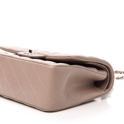 Chanel Caviar Quilted Jumbo Double Flap Beige 7 of 11