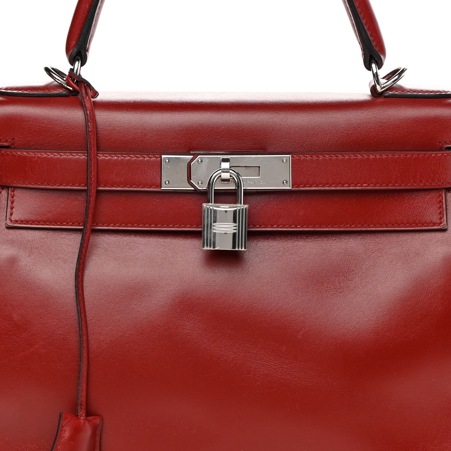 Hermes Box Kelly Retourne 28 Rouge H 8 of 29