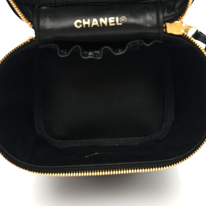 Chanel Caviar Vanity Cosmetic Case Black 5 of 7