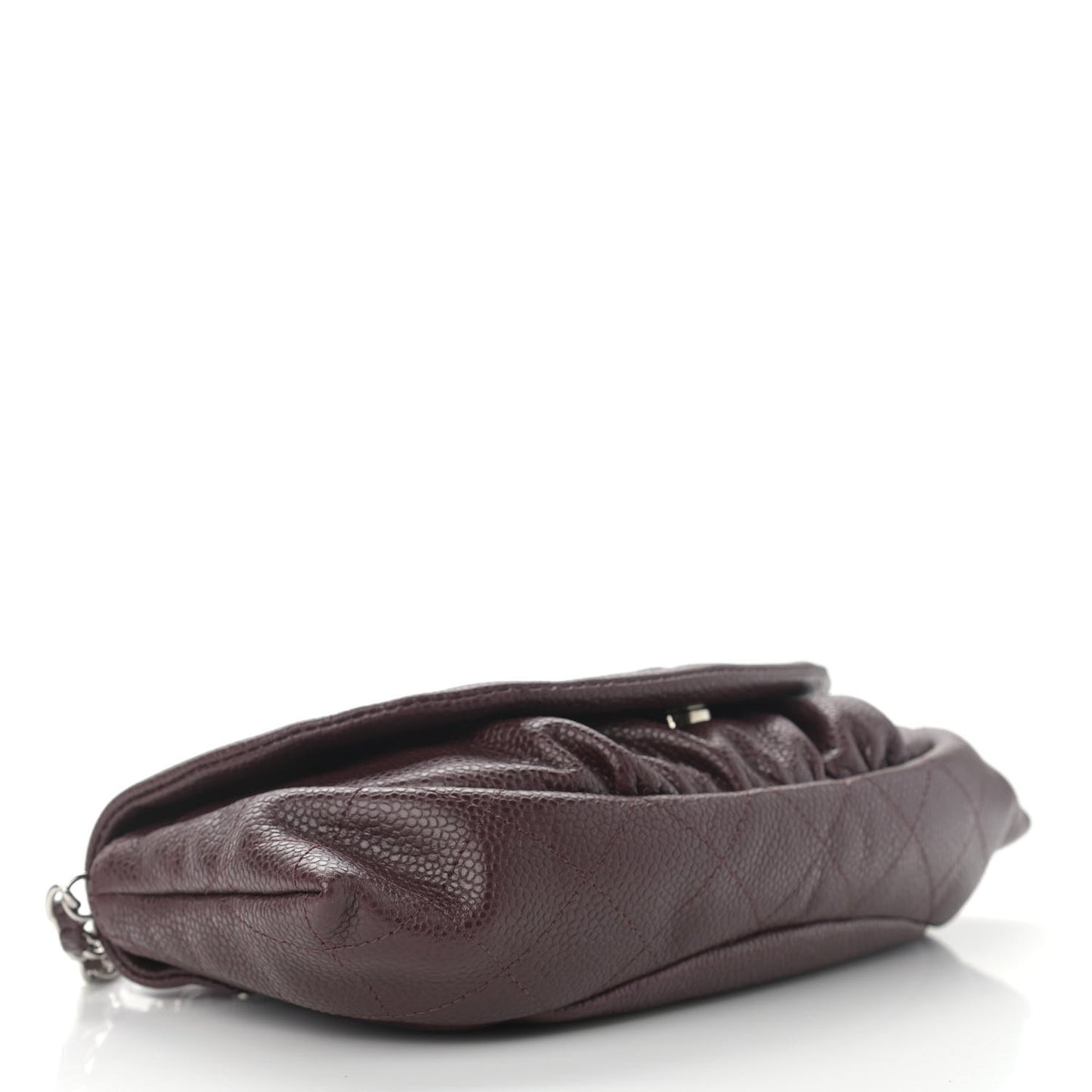 Caviar Half Moon Wallet On Chain WOC Bordeaux