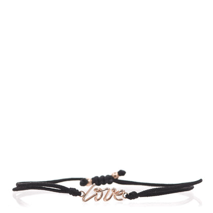 Tiffany 18K Rose Gold Paloma Picasso Grafitti Love Cord Bracelet 1 of 5