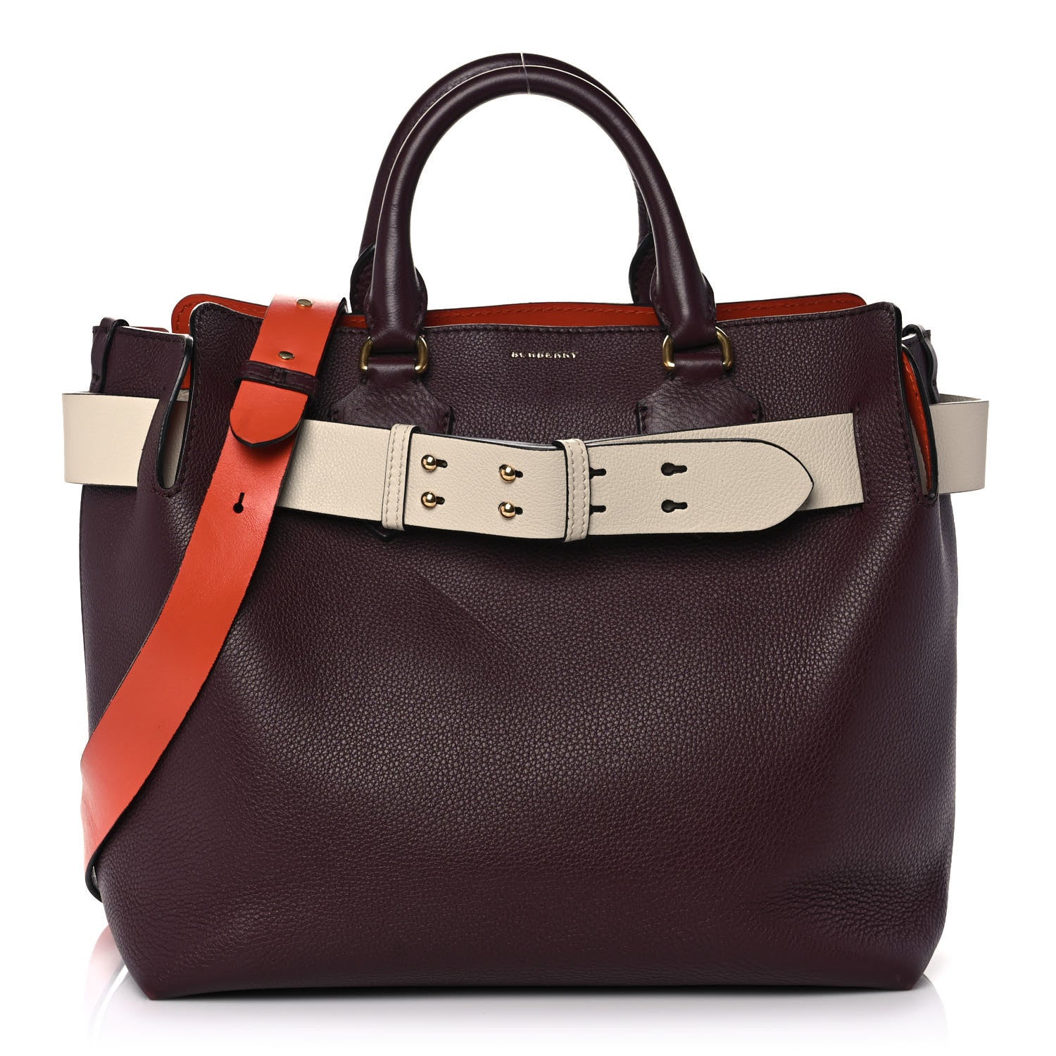 Burberry Soft Grain Calfskin Medium Belt Bag Deep Claret 1 of 12
