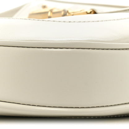 Gucci Boarded Dyana Lux Calfskin Small Jackie 1961 Hobo Mystic White 9 of 9