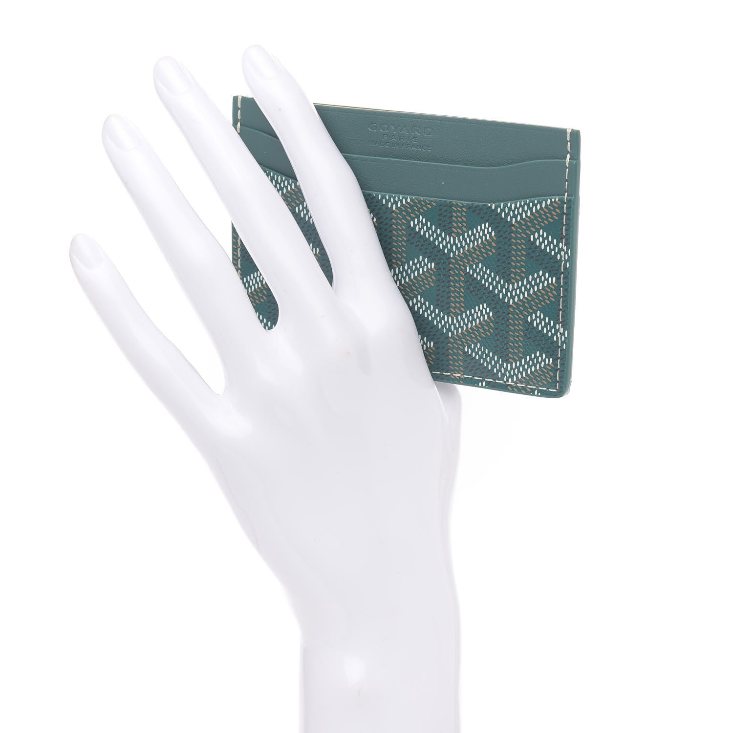 Goyard Goyardine Saint Sulpice Card Holder Green 2 of 6