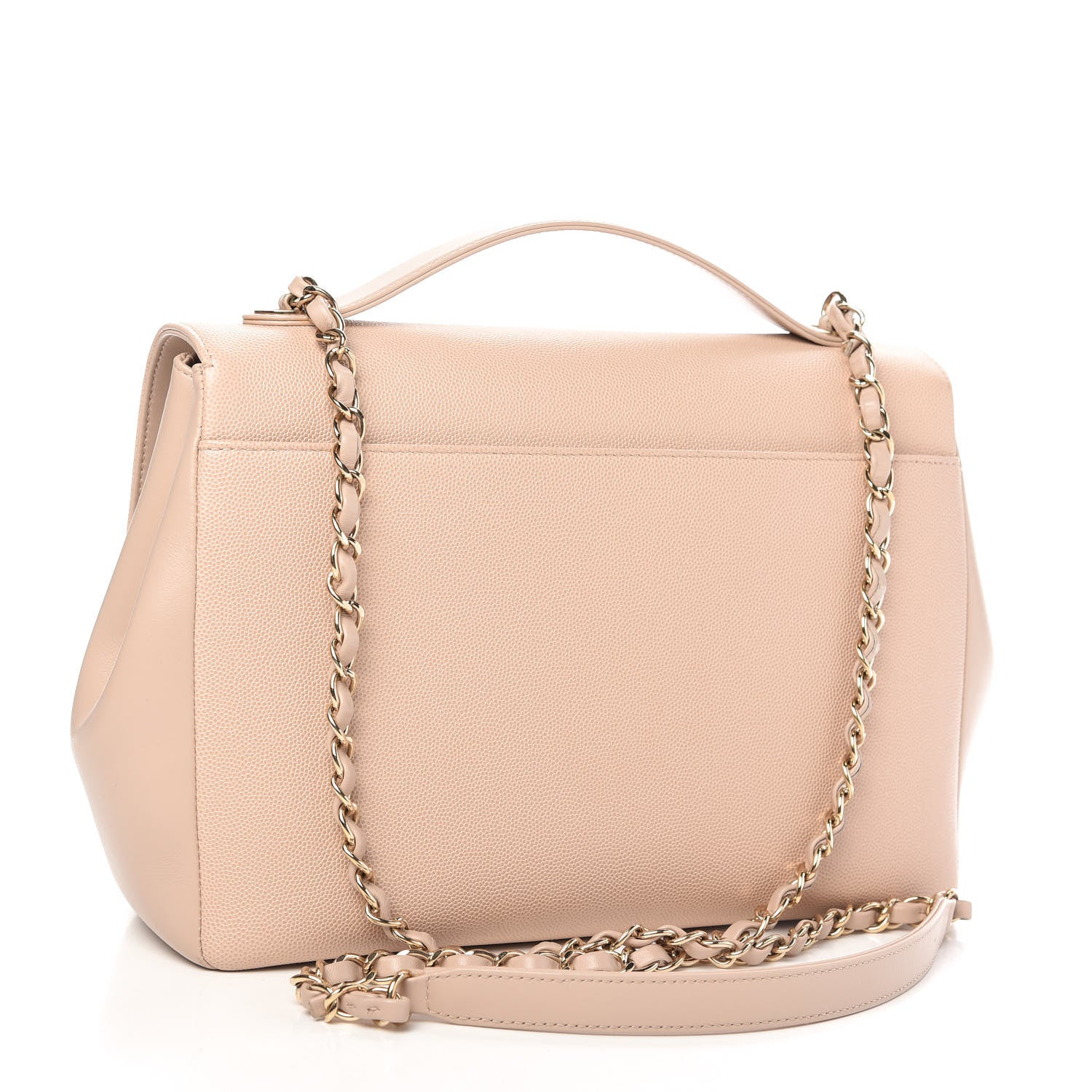 Chanel Caviar Quilted Large Business Affinity Flap Beige 3 of 12